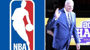 Jerry West, el logo de la NBA.