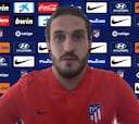 Koke: "Jugar sin nuestra gente va a ser raro, la afición nos ayuda"