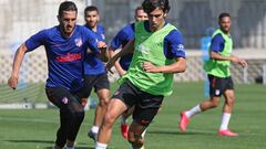 Jo&atilde;o F&eacute;lix, en un momento del entrenamiento del Atl&eacute;tico.