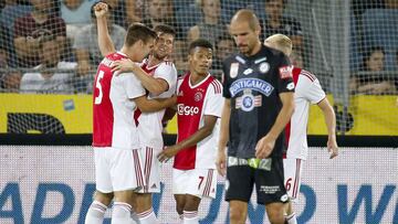 El Ajax venció al Sturm Graz.