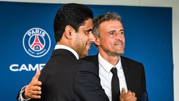 Al Khelaïfi y Luis Enrique.