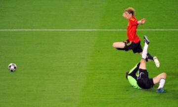 Torres goal in the final of the Euros gave him his second European Cup with Spain.