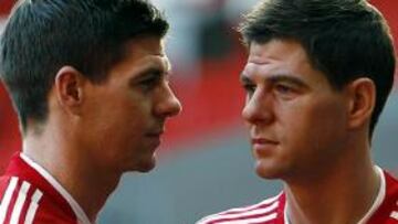 Steven Gerrard ya tiene su doble de cera en el 'Madame Tussauds'