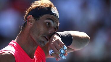 Tennis - Australian Open - First Round - Melbourne Park, Melbourne, Australia - January 21, 2020 Spain's Rafael Nadal during the match against Bolivia's Hugo Dellien REUTERS/Kai Pfaffenbach