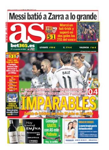 Las portadas de AS de noviembre