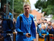 The England star has continued his incredible 2023/24 form into the new campaign but isn’t eligible to feature on Thursday.