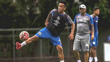 Sampaoli y el compromiso de Cueva en Santos: "Lo intentamos pero no lo conseguimos"