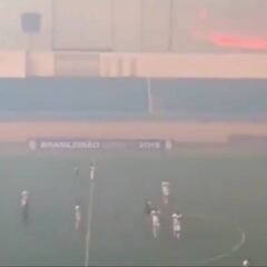 Incendio en amazonas obliga a suspender partido