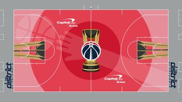 Las espectaculares canchas de los 30 equipos para la Emirates NBA Cup 2024