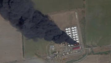 Imágenes satelitales revelan el daño “profundo” que Ucrania ha hecho en el corazón de la energía rusa: “Son objetivos legítimos”