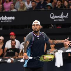 Kyrgios, seria duda para el Open de Australia por una lesión abdominal