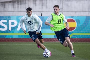 Álvaro Morata y Aymeric Laporte.