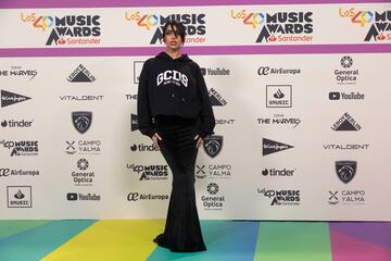 Paula Cendejas a su llegada a  LOS40 Music Awards.
 