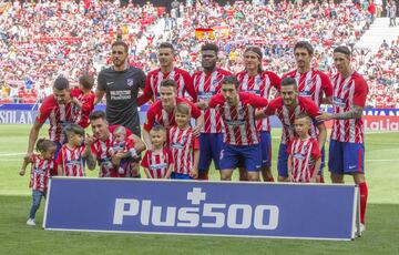 Once inicial del Atlético de Madrid.