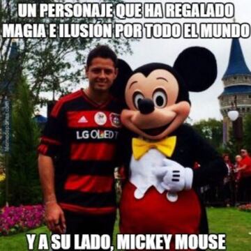 Con el Mickey de Oro llegan los memes de Chicharito