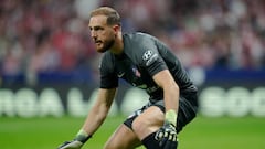 Jan Oblak of Atletico de Madrid during the La Liga match between Atletico de Madrid and Real Madrid CF played at Civets Metropolitano Stadium on September 18, 2022 in Madrid , Spain. (Photo by Colas Buera / Pressinphoto / Icon Sport)