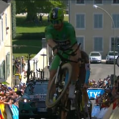 Es el ciclista con más carisma con diferencia: vea la locura de Sagan en una rampa al 17%