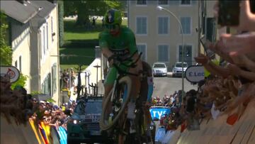 Es el ciclista con más carisma con diferencia: vea la locura de Sagan en una rampa al 17%