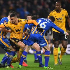Wolves – Shrewsbury (3-2): resumen del partido
