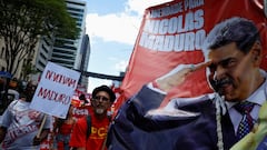 Simpatizantes del chavismo se movilizaron por Nicolas Maduro