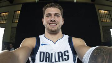 Doncic, en el Media Day de los Mavericks