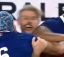El terrible codazo que impresionó a todos en el Mundial de Rugby