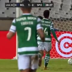 El partidazo de Adán ante el Os Belenenses que le puso en el foco