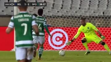 El partidazo de Adán ante el Os Belenenses que le puso en el foco