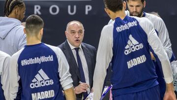 18/03/21 PARTIDO BALONCESTO BASKET 
 EUROLEAGUE EUROLIGA REGULAR SEASON ROUND 30
 REAL MADRID - CSKA MOSCU
 PABLO LASO