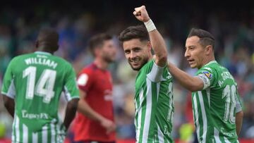 Guardado con discreta actuación en el Betis vs Osasuna