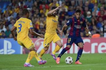 Neymar da Silva Santos Junior, Joao Guilherme, Tiago Gomes 