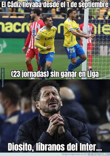 Los memes no perdonan a Simeone