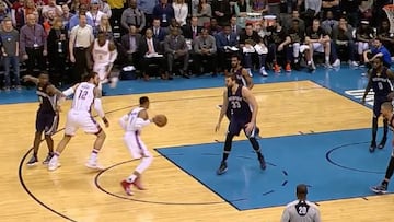 El duelo entre Marc y Westbrook puro espectáculo