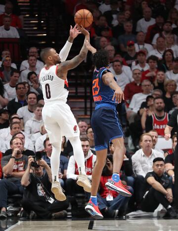 Portland Trail Blazers vencieron a Oklahoma City Thunder en los Playoffs de la NBA