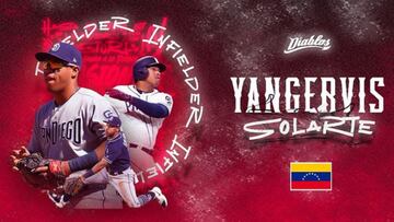 Promocional de los Diablos Rojos del México ante la llegada de Yangervis Solarte