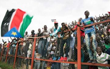 South Sudanese fans