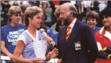 Bud Collins, la taquilla del tenis