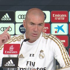 Zidane explicó en francés por qué da respuestas idénticas durante las ruedas de prensa