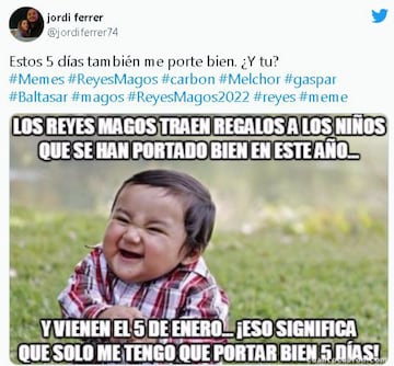 Los mejores memes de la llegada de los Reyes Magos