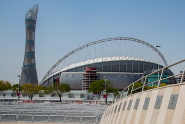 Khalifa International Stadium in Doha, Qatar. The 45,416- seater venue will host 6 group stage matches, one round of 16 match and the third place match. 
