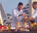 Messi se vistió de chef y preparó hamburguesas con su propia receta en Miami