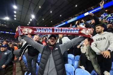 Jhon Jader Durán, una vez más el héroe del Aston Villa 