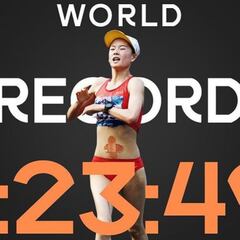 Jiayu bate el récord mundial de 20 km marcha con 1h23:49