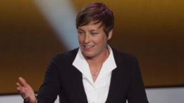 Abby Wambach, Bal&oacute;n de Oro en 2012.
 