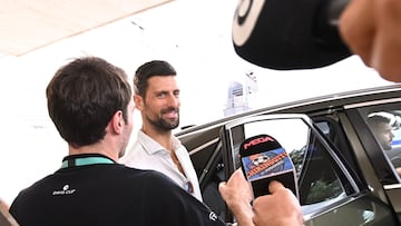 Djokovic llega a Valencia con España en la mirilla