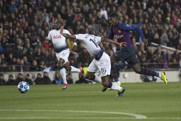 Dembélé scores against Spur