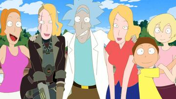 rick y morty anime