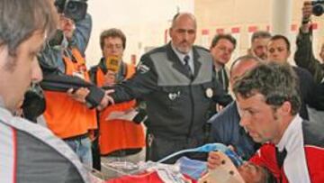 <B>CASI RECUPERADO. </B>El venelozano ya puede comer y se expresa con normalidad.