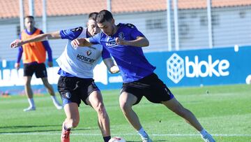 Entrenamiento de Osasuna en Tajonar.