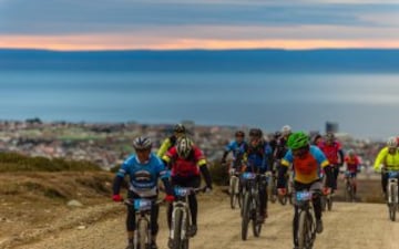 El impresionante paisaje en que se vivió la carrera de MTB